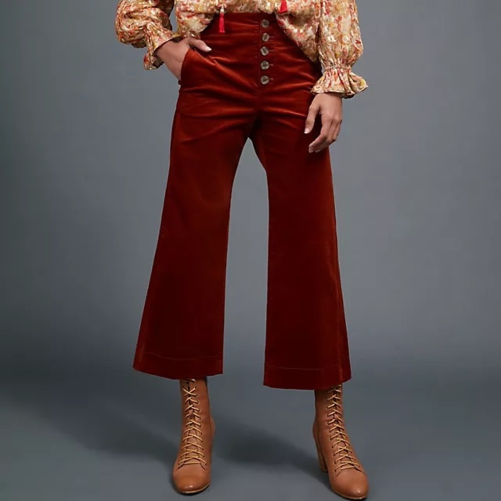 Anthropologie Harrison Wide Leg Corduroys